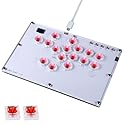 Arcade Stick All-Button Controller L16, Leverless Controller Street Fight with Turbo & SOCD, Arcade Stick Street Fight for PC/PS3/PS4/Steam/Switch