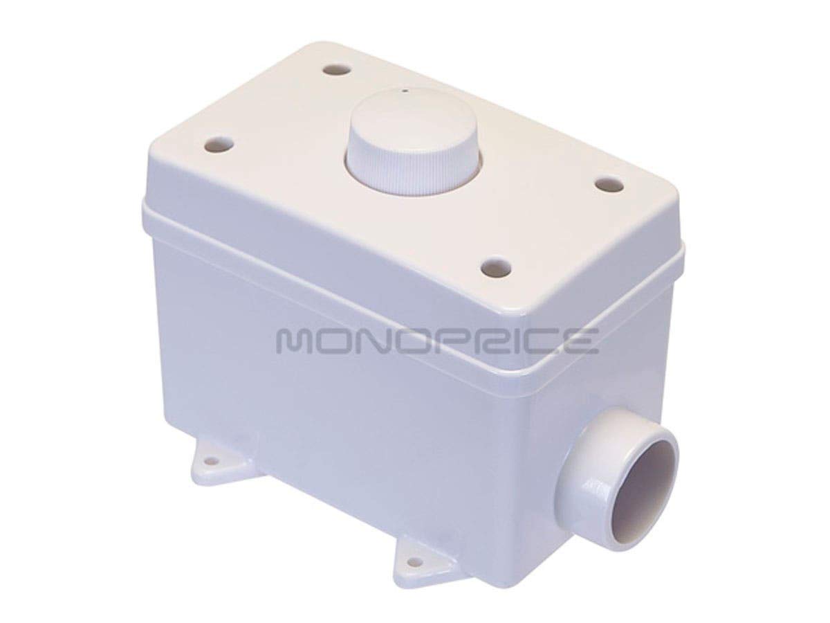 Monoprice 108240 RMS 100W Outdoor Speaker Volume Controller, White