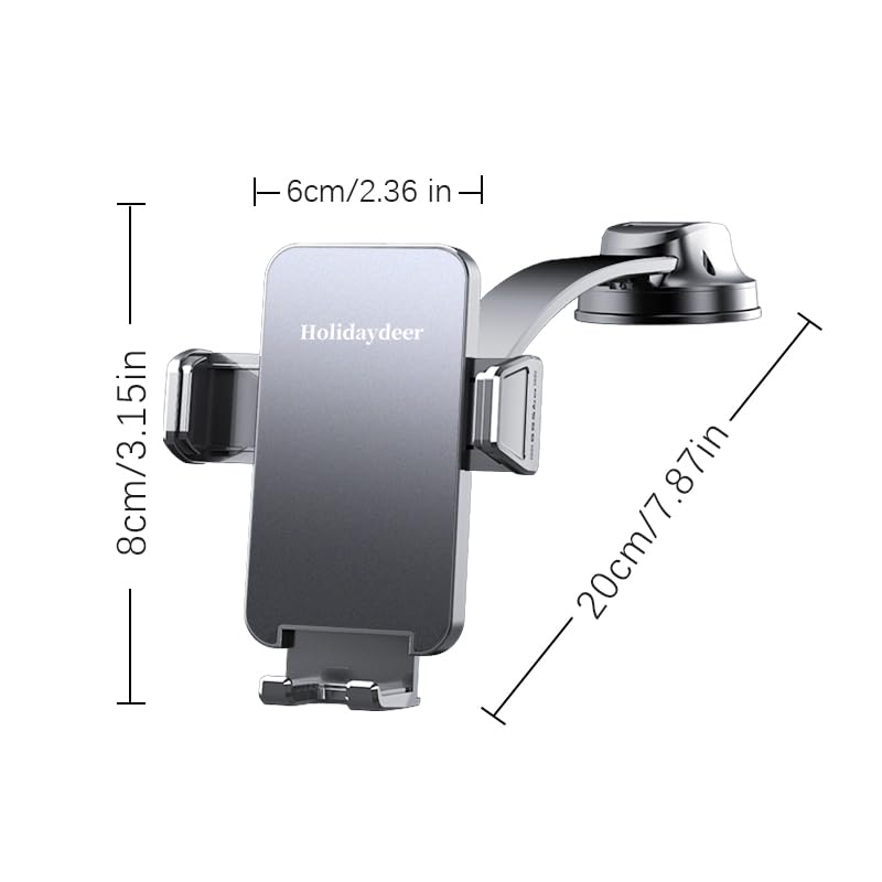 Mounted Holders Phone Holders for Your Car Phone Mount for Car Windshield Dashboard Air Vent Universal Desk Mounts Hands Free Automobile Cell Phone