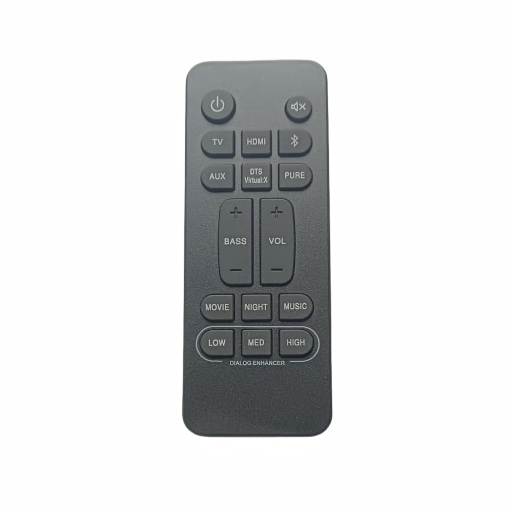 Loakdsa Replacement Remote Control for Denon RC-1230 RC-1242 RC-1245 RC-1251 DHTS217 DHT-S217 RC1242 RC1245 RC1251 DHT-S316 DHT-S416 DHT-S517 Home