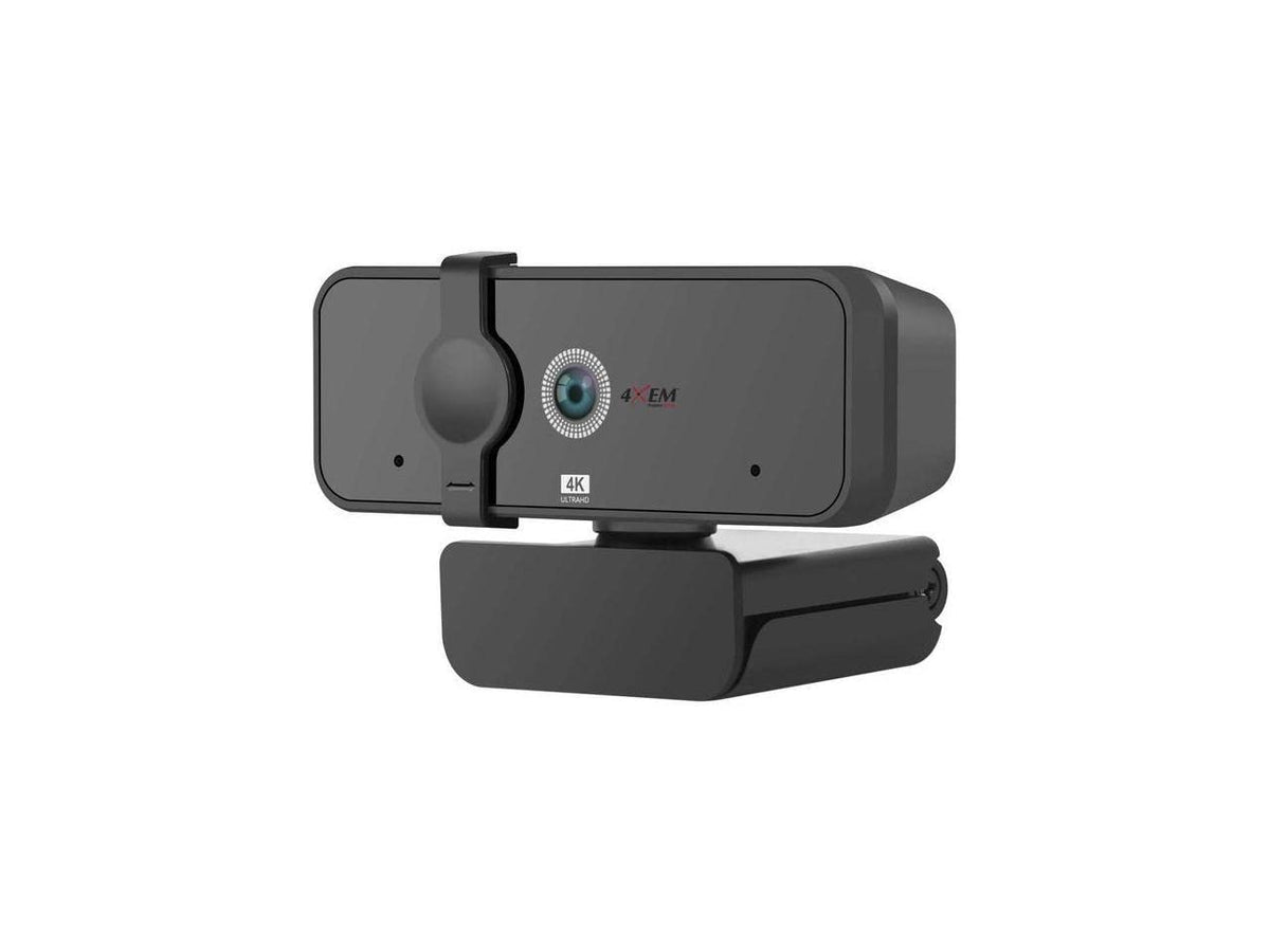 4XEM Webcam - 3 Megapixel - 30 fps - Black - USB 2.0 Type A