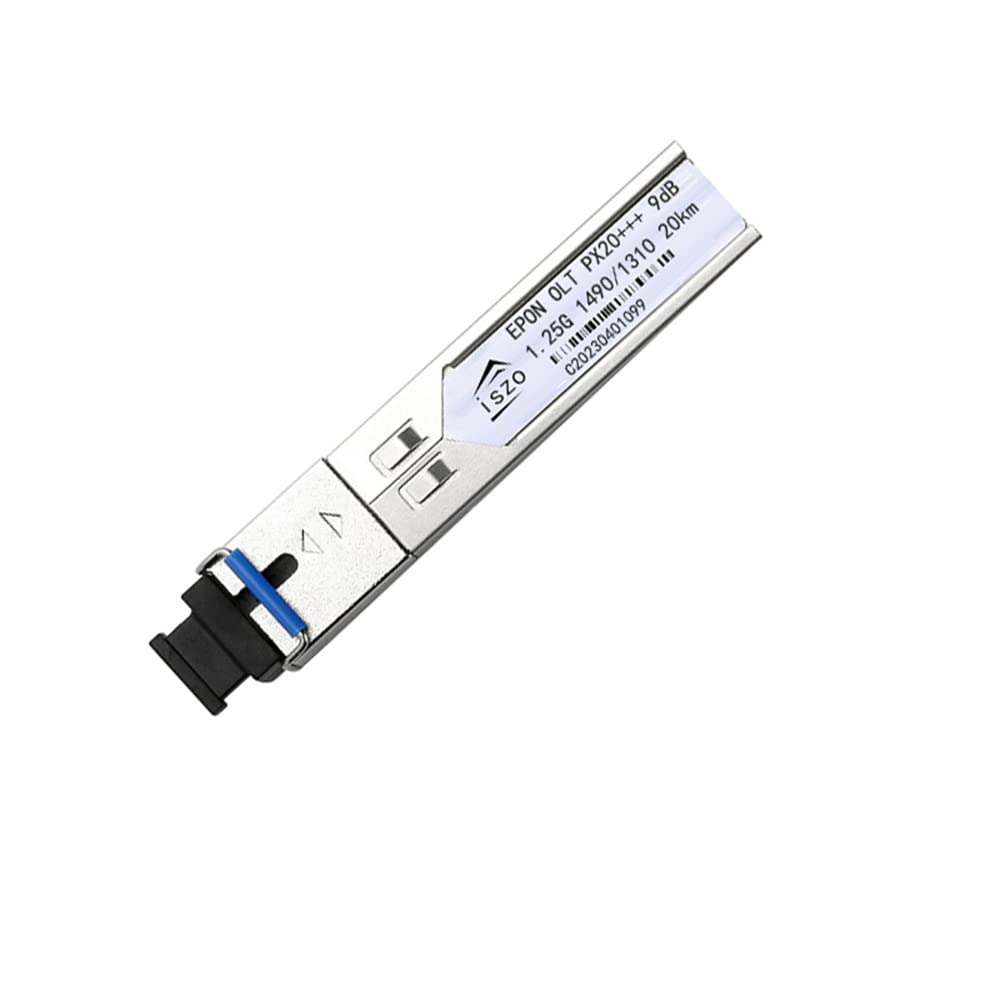 iszo A Piece pon Module EPON PX20+++ 1.25G Optical Fiber PON Module with 7/9db and SC Port, Compatible with BDCOM TPLINK Ubiquiti HIOSO VSOL Think