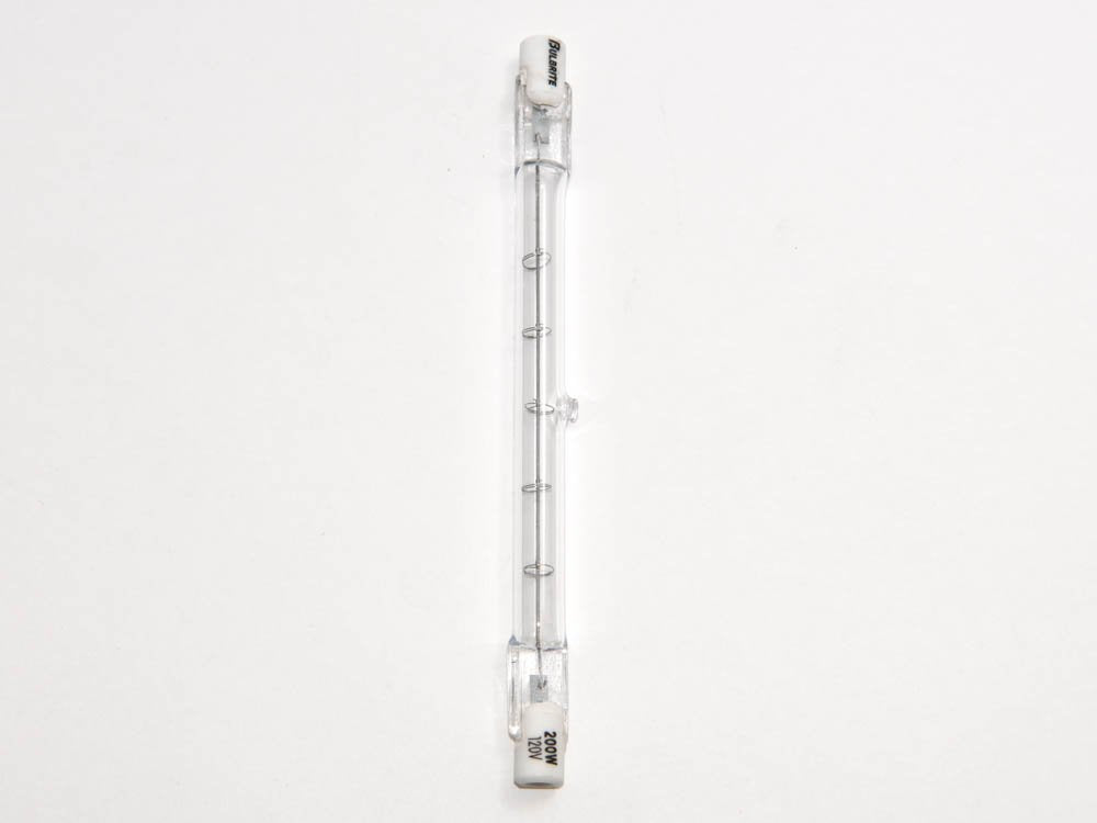 Bulbrite Halogen T3 Q200T3CL 120-Volt Halogen Long J-Type Torchiere Bulb, 200-Watt,Clear
