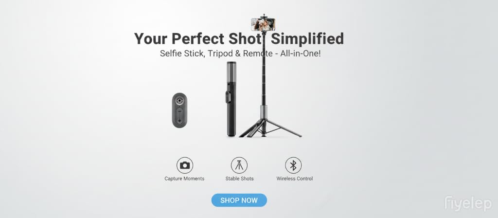63“ Selfie Stick Tripod for iPhone/Android - Expandable Phone Tripod with Fill Light, 10M Bluetooth Remote Control, one Click Open Selfie Stick