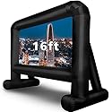 OUTTOY Inflatable/Blow Up Projection Screen with Quiet Fan and Storage Bag, Easy Set up, Mega for Outdoor, Backyard Movie Night, Theme Parties