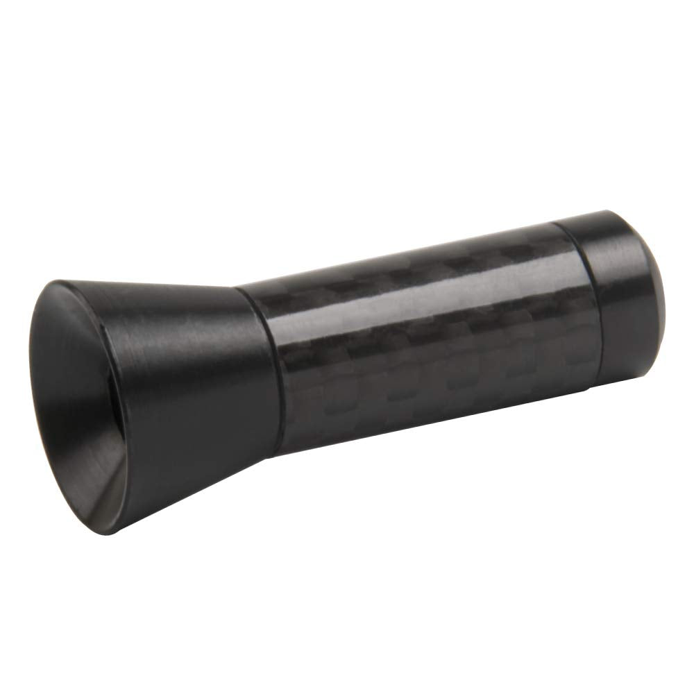 1.4" Short Carbon Fiber Antenna Aluminum Black Vehicle Car Aerial Universal Replacement by GTP