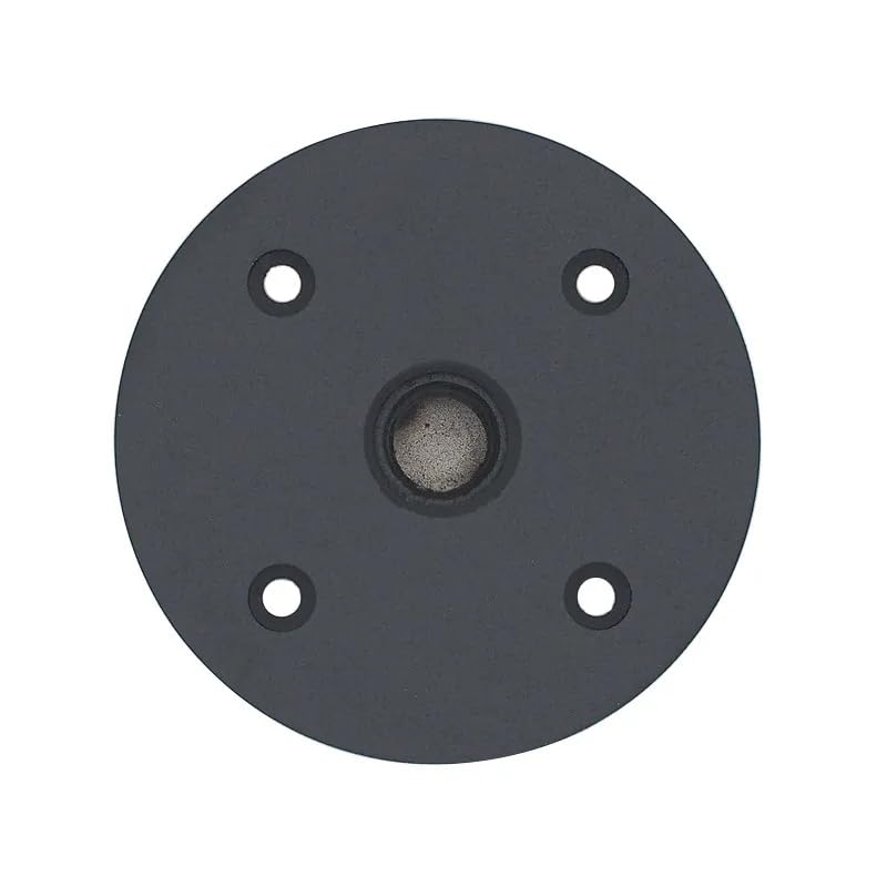 KROYWACHS 1PC Loud Speaker Box Accessories with Top Hat, DJ Speaker Mounting Flange 118mm M20 Thread Top Hat Steel for Subwoofer Home Theater