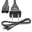 Corporate Computer CorpCo 8ft AC Power Cord Replacement for Sony PlayStation 5, PS5 and PlayStation 4, PS4 Slim, Xbox Series S, Xbox Series X