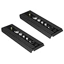Ivation Replacement Quick Release Plate for The Manfrotto 504X, 608, 612 Nitrotech Fluid Head, MVH502AH, 504HD, MVK502AM, MVH502A,546BK-1