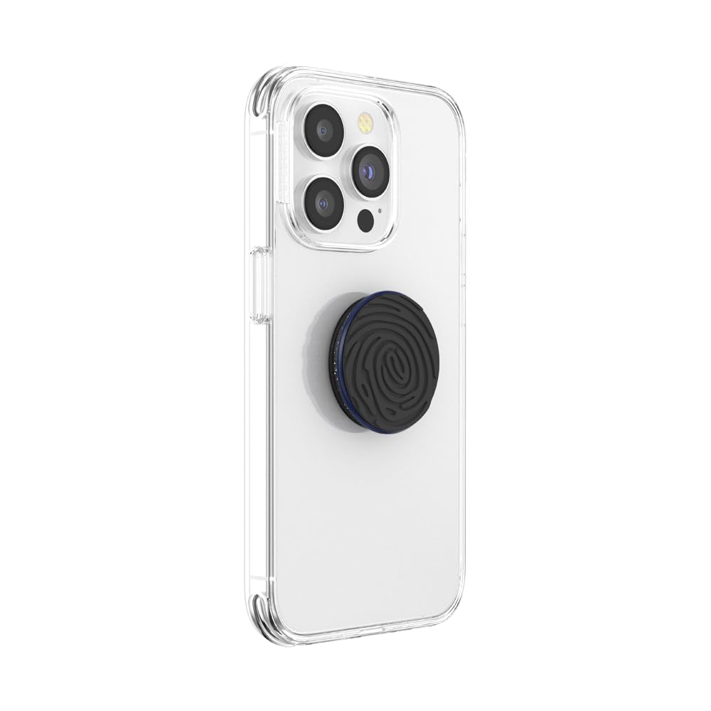 PopSockets Adhesive Phone Grip, Holder, Phone Stand, Black - Imprint Black
