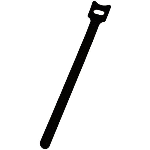 NavePoint 6 Inch Hook and Loop Reusable Strap Cable Cord Wire Ties 50 Pack Black