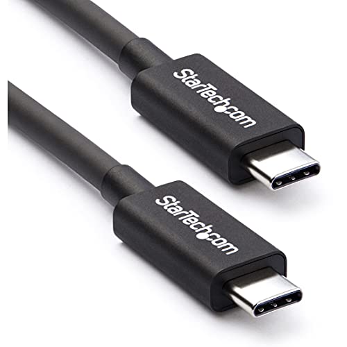 StarTech.com 2m (6.6ft) Passive Thunderbolt 3 Cable, 20Gbps, 100W PD, 4K Video, Thunderbolt Cable, Compatible with USB4/DP Alt Mode, Thunderbolt 4