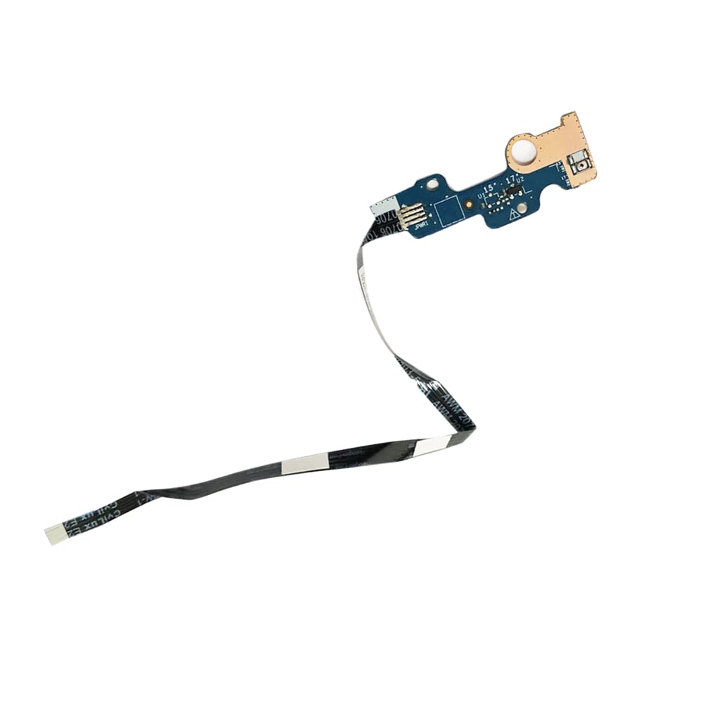 Zahara Laptop Power Switch Button Board with Cable LS-F114P Replacement for Dell Inspiron 15 5570 3585 3583 5575 17 5770 NBX00028G00 D6XTJ 0D6XTJ