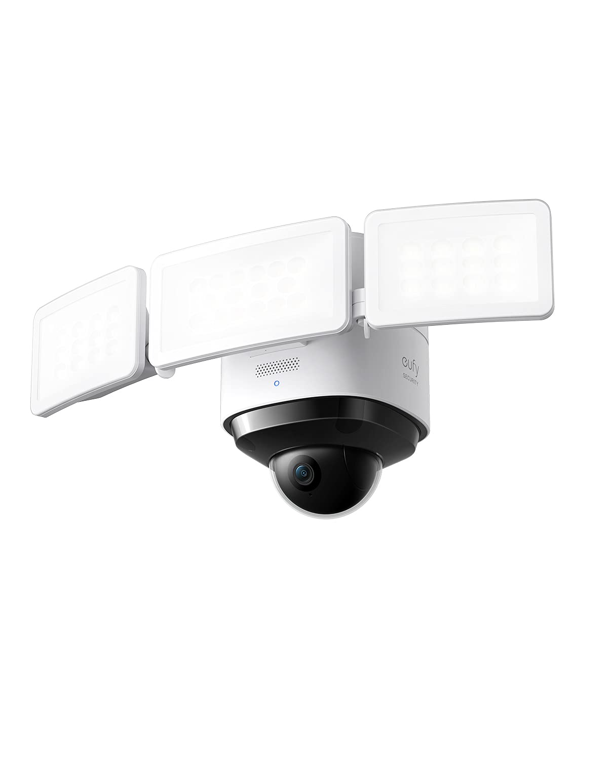 eufy Security Floodlight Cam S330, 360-Degree Pan & Tilt Coverage, 2K Full HD, 3,000 Lumens, Smart Lighting, Weatherproof, On-Device AI Subject Lock