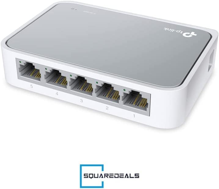 Learning Resources TL-SF1005D TP-Link 5-Port Fast Ethernet Unmanaged Switch | Plug and Play | Desktop