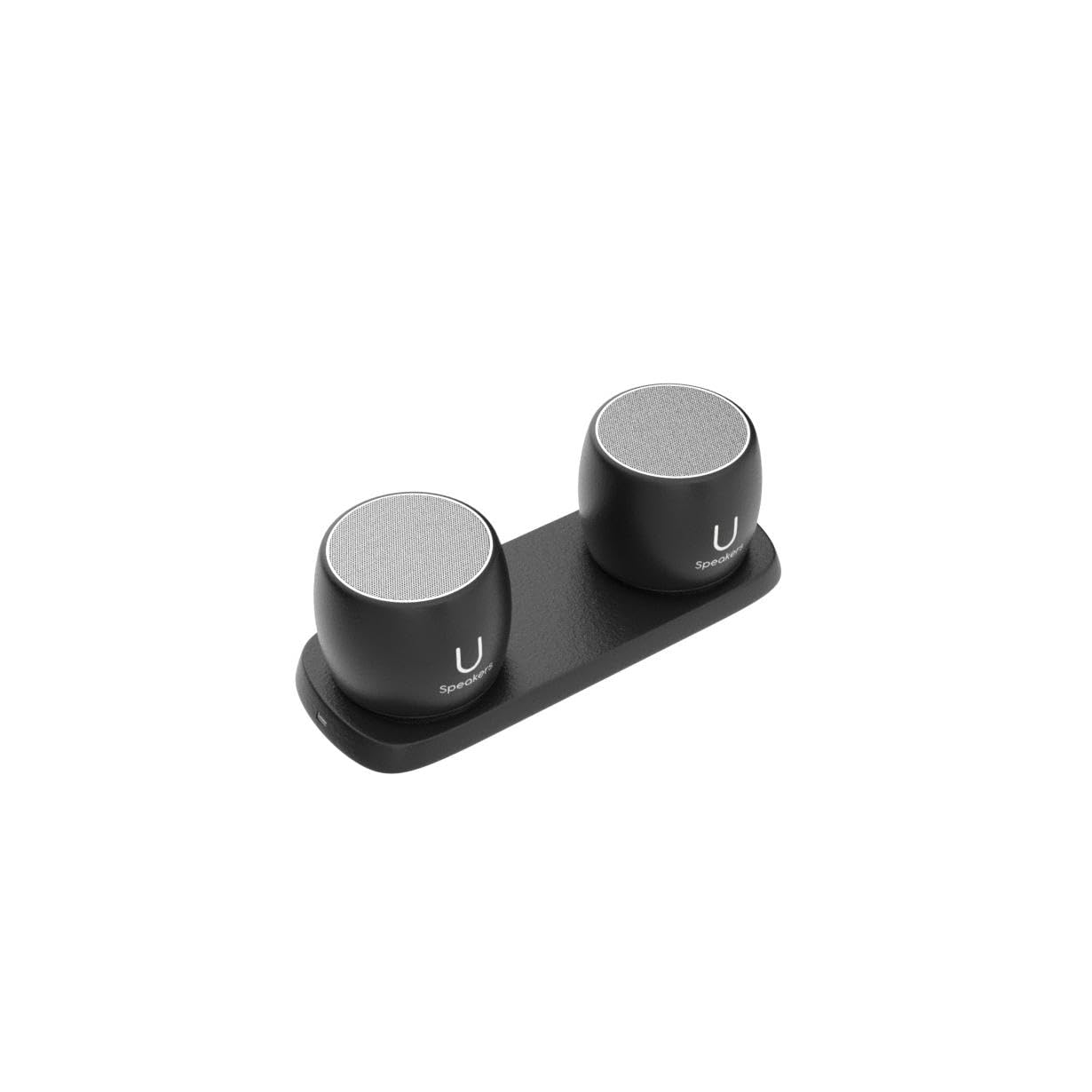 Fashionit U Pro - Mini Bluetooth Speaker Set U Pro TWS Wireless Speakers with Charging Tray | Portable Small Speakers with Surround Sound for Travel