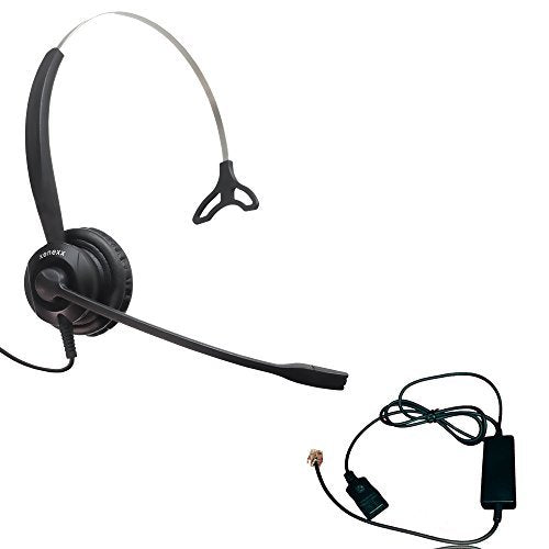 XS 820 Direct Connect Telephone Headset with Inteli Cord Compatible for VVX and SoundPoint Telephones: VVX150, VVX201, VVX 250, VVX300, VVX310, VVX