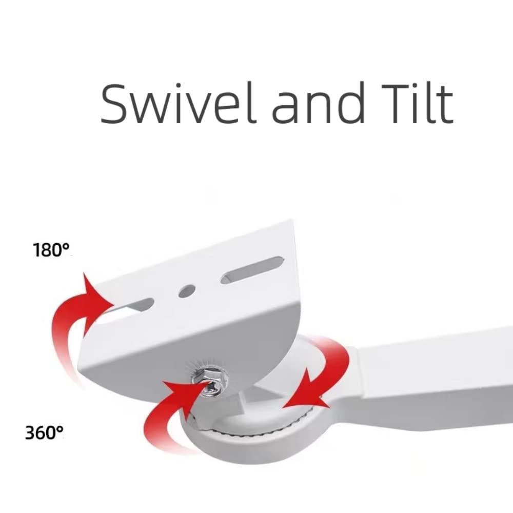 V-Fiabilidad Security Camera Duckbill Wall Mount Bracket - 11.8 Inch Heavy-Duty Aluminum, 360° Swivel & 90° Tilt, Universal Indoor/Outdoor