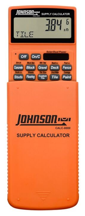 Johnson Level & Tools CALC-0000 Supply Calculator