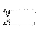 New RONMAFI Case for HP 14-CM 14-CK 14-DG 240 G7 245 246 G7 LCD Back Cover/Front Bezel/Palmrest Upper/Bottom Base/Screen Hinges (Hinges)