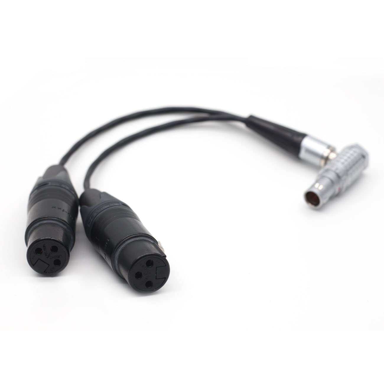 SZJELEN Atomos Shogun Monitor Audio Input Cable,10pin to XLR 3pin Female Connector Breakout Audio Input Cable for Atomos Shogun Monitor Recorder