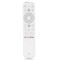 Dan's Originals RC902N / FER1 TV Remote Control with Voice for TCL NXTVISION Google Tv's | White | Netflix | YouTube - G0401-000232