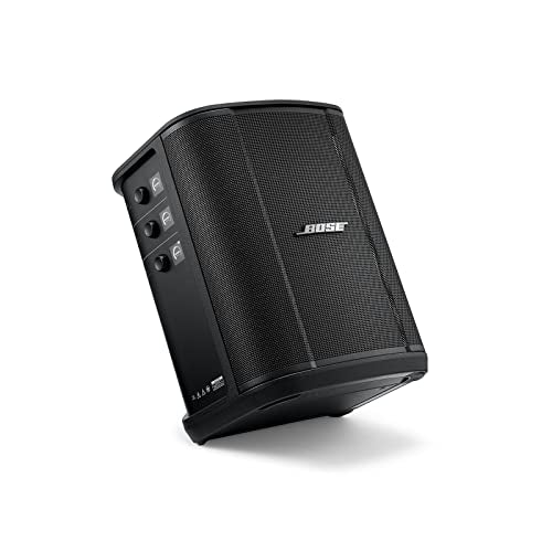 Bose S1 Pro+ All-in-One PA Speaker - Powered, Wireless PA System, Multiple Positioning Options, Ergonomic Carry Handle, Up to 11 Hours of Playtime