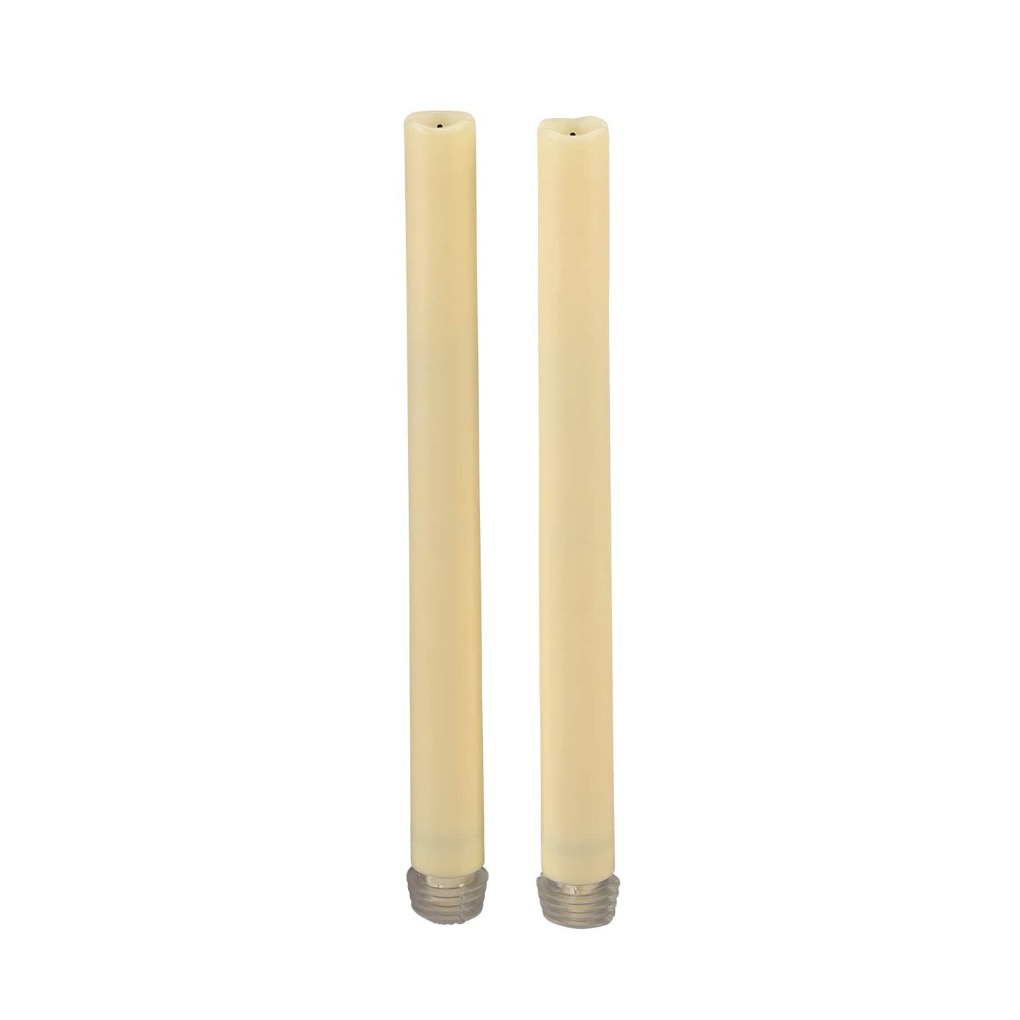 Ashland 9" Cream Flameless LED Taper Candles, 2ct.