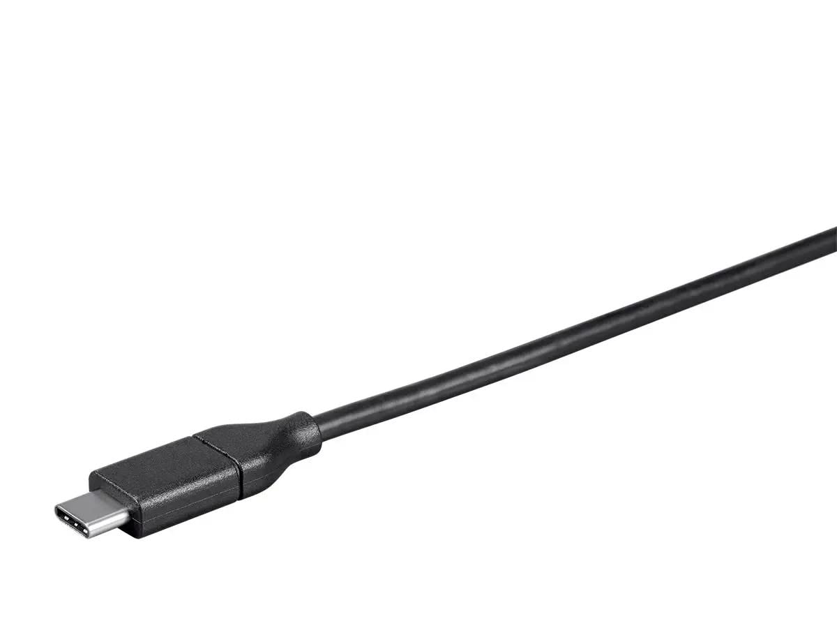 Monoprice Essentials USB-C to USB-C 2.0 Cable - 480Mbps, 5A, 26AWG, 4m (13.1 ft) Black