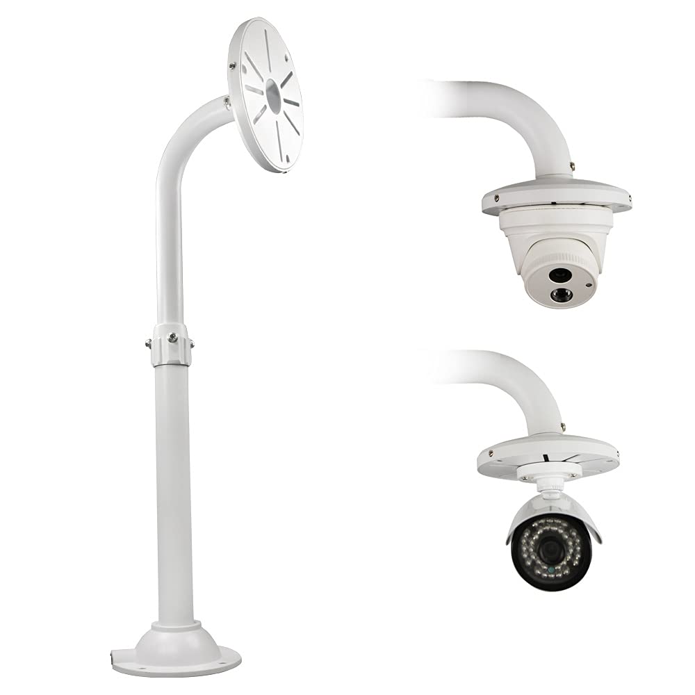 compcctv Security Camera Mount Bracket, Dome Camera Mount Universal Camera Wall Mounting Bracket for CCTV Security Camera/IP Camera, J Type (15.7-23.6