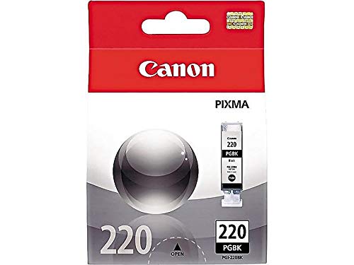 Canon PGI-220BK Ink Cartridge, Black - in Retail Packaging