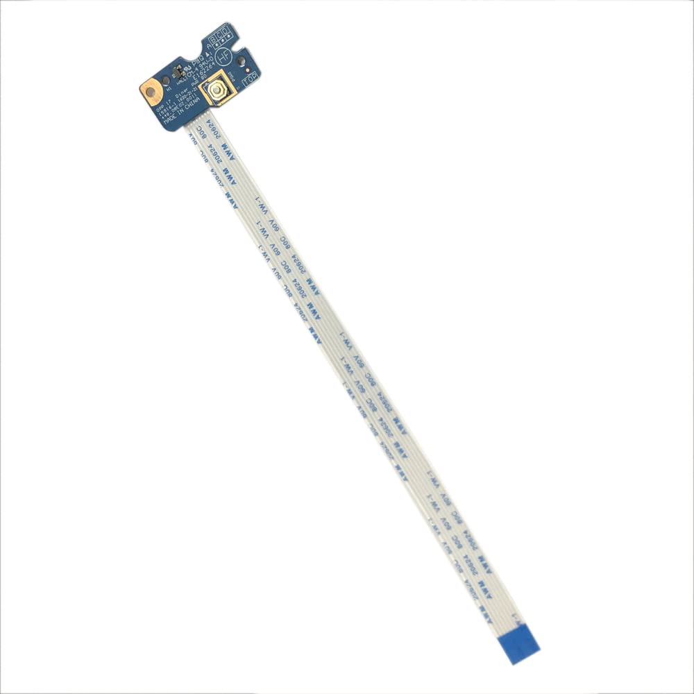 Zahara Power Button Board W/Cable Replacement for HP 17-X 17-Y 17T-X 17Z-Y 17-Y018CA 17-X037CL 17-X114DX/ 15-AY 15-BA 856612-001 448.08E02.0011
