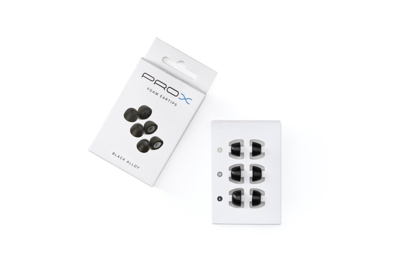 Status Audio - Pro X Memory Foam Eartips (Black Alloy)