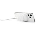 Belkin Wireless Charger, Fast Charging Up to 15W w/Official Made-for-MagSafe Module and Pad Style, Metal Kickstand for iPhone 14, 14 Plus, 14 Pro, 14