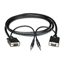 C2G/Cables to Go 35FT HD15+3.5MM Monitor Cable