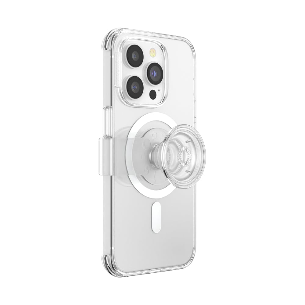 PopSockets iPhone 14 Pro Phone Case with MagSafe, Wireless Charging Compatible, Clear - iPhone 14 Pro MS Clear