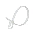 RETYZ 14-Inch Natural Reusable Releasable Cable Ties - 20 Pack, 50 lb Strength, Patented Quick-Release, Tool-Free Design for Home, Office, and Light