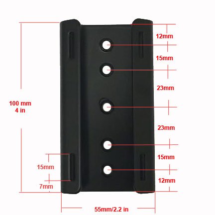 VideoSecu Pole Mounting Bracket for Security Camera Housings CCTV Security Cameras Wall Mount Bracket, TV Monitor or DVD, Compatible with TV Mount or