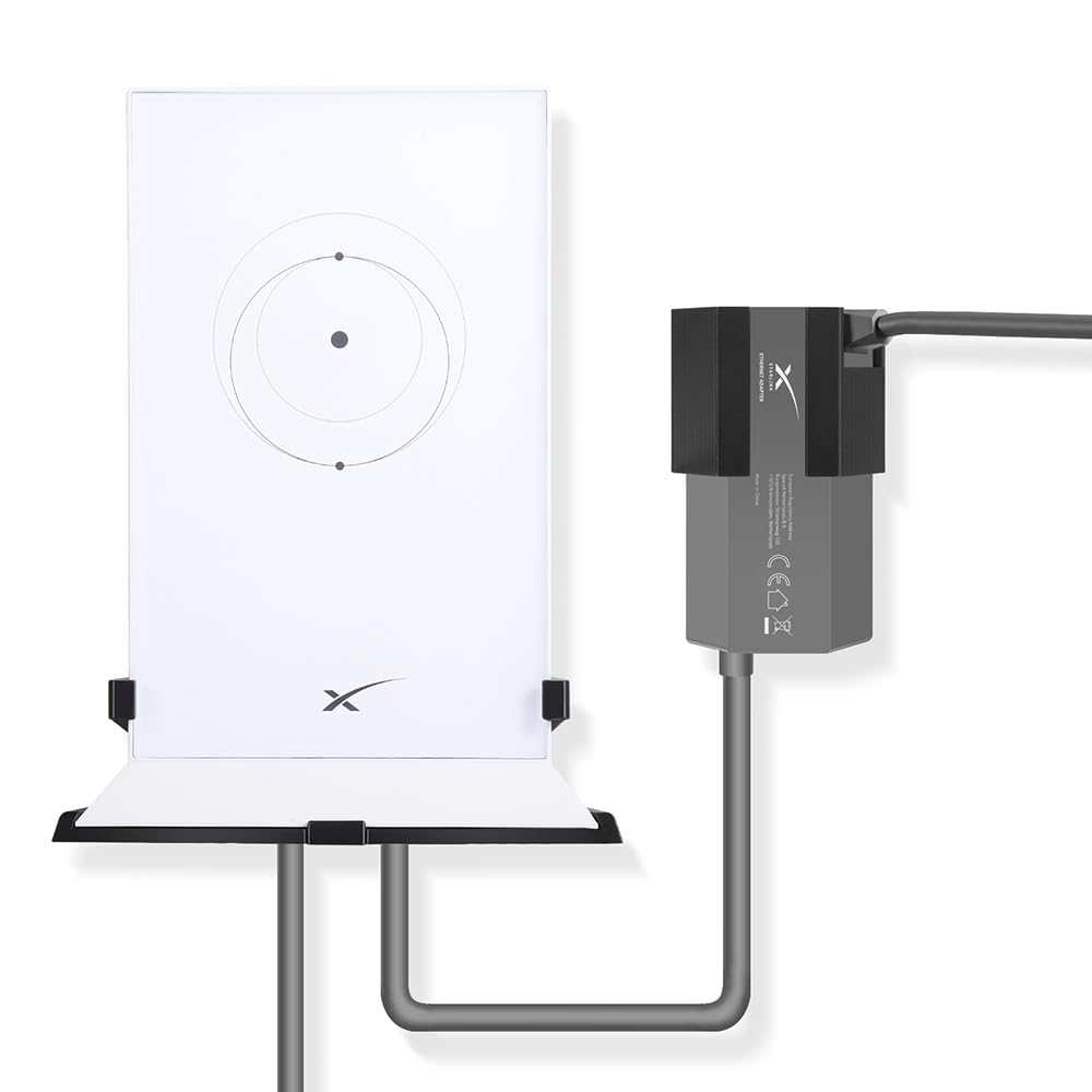 Fanrte for Starlink Router Ethernet Adapter Wall Mount,Starlink Internet Adapter Wall Brackets Mounting Kit for Star Link Ethernet Adap-TER, Space