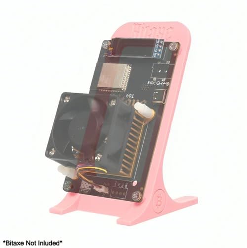 Bitcoin Merch® - Bitaxe Minimalist Stand (Pink)