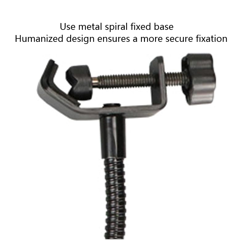professional microphone windproof and spray proof cover, 6-inch double-layer windproof screen with flexible 360 ° gooseneck clip stabilizing arm