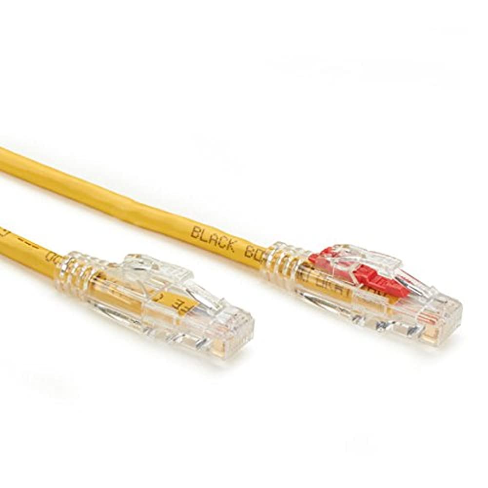 Black Box CAT6 550-MHZ Stranded ETHERNET Patch Cable - UNSHIELDED (UTP), CM PVC, Locking S