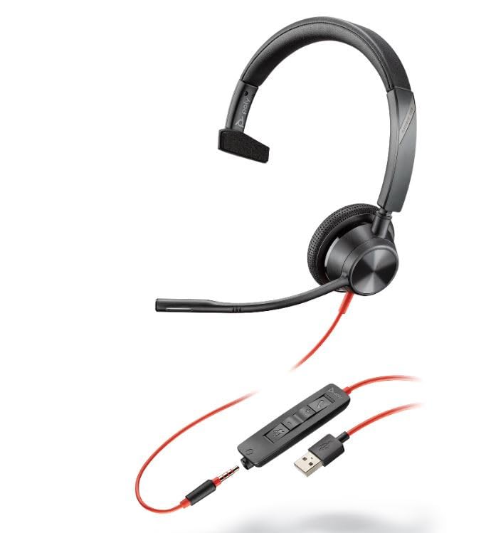 Plantronics Blackwire 3315 USB-A Headset - Mono - USB Type A