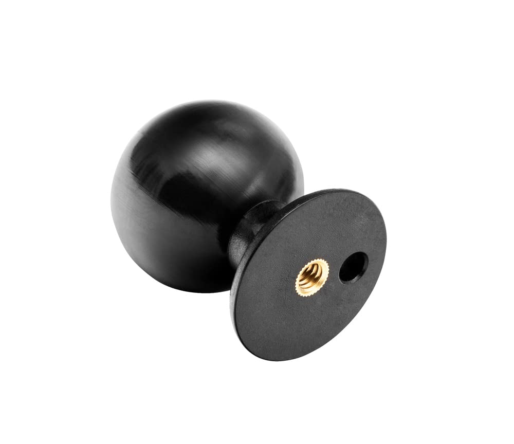 ARKON Mounts Female Camera 1/4"- 20 Threaded Pattern to 38mm (1.5") Ball Adapter | Designed for Tripods & Shafts | Industrial-Standard Camera Pattern