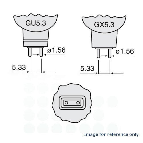 OSRAM 54734 EKP/ENA 80W 30V MR16 Tungsten Halogen Lamp
