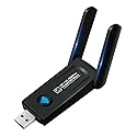 AC1200 High Power USB AC Wireless WiFi 5 Adapter Dongle 5dBi Dual Antenna 802.11AC