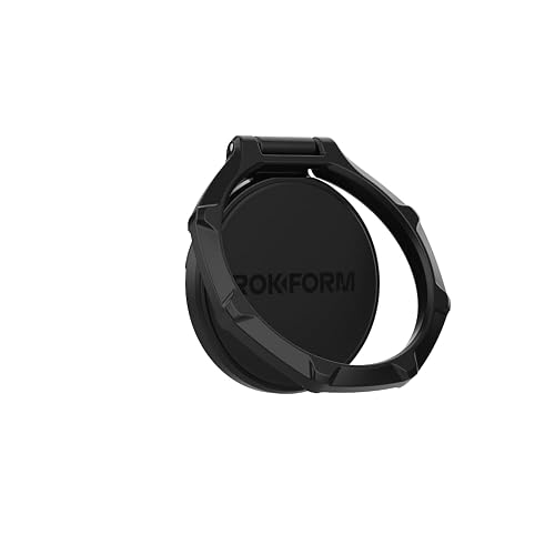 Rokform - Magnetic Sport Ring Grip and Stand, Version 2, Metal Cell Phone Holder, Specially Designed for Rokform iPhone, Samsung, & Pixel ROKLOCK