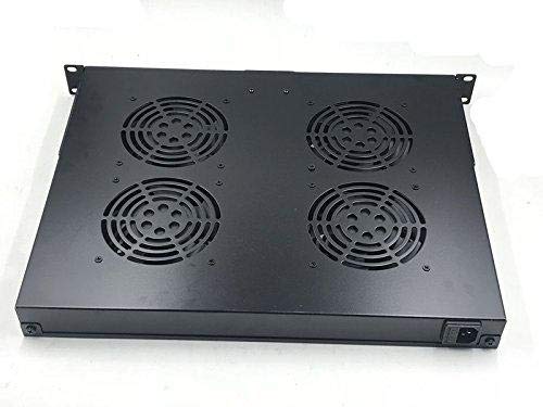 RAISING ELECTRONICS Rack Mount Digital Server Fan Cooling System with 4 Fans 1U