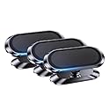 Magnetic Car Phone Holder 3Pcs Car Magnetic Phone Holder Mount Universal Suction Cup Navigation Support Adjustable 360 Rotation for Automotive