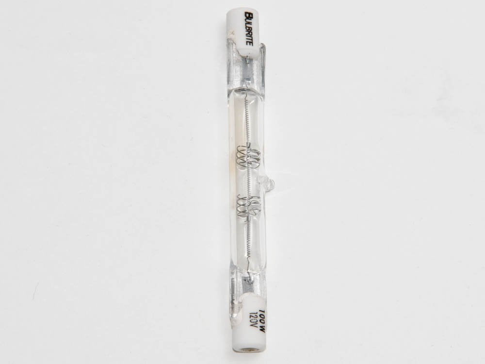 Bulbrite Q100T3/S 120-Volt Halogen Short J-Type Torchiere Bulb, 100-Watt, 100W
